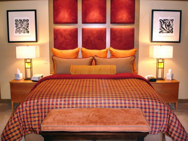 17 Beautiful Bedrooms With Floor To Ceiling Headboard