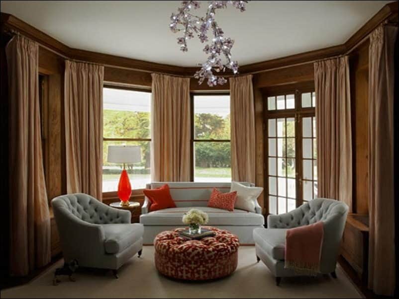 19 Beautiful Living Room Design Ideas With Ottoman 14