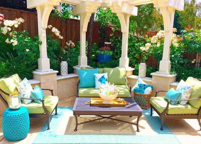 17 Ideas How To Make Colorful Outdoor Space 14