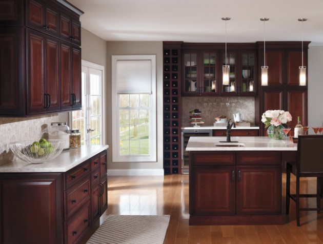 16 Classy Kitchen Cabinets Made Out Of Cherry Wood