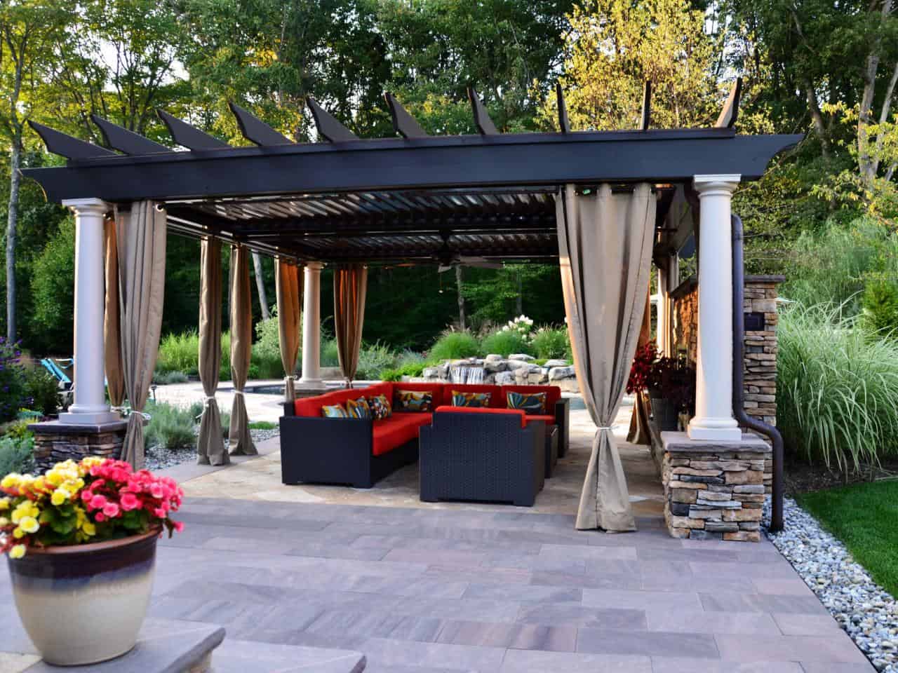 17 Engrossing Ideas To Make Your Yard More Enjoyable With Pergola With Curtains 17 Engrossing Ideas To Make Your Yard More Enjoyable With Pergola With Curtains