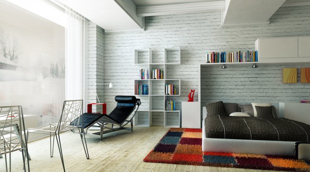16 White Brick Wall Interior Designs To Enter Elegance In The Home