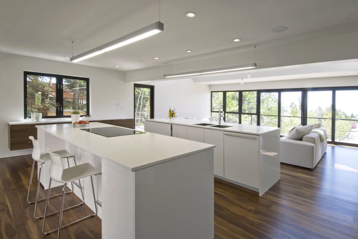 18 Stunning Kitchen Designs With Double Kitchen Island