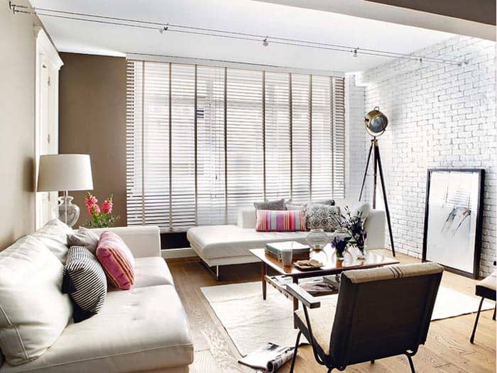 16 White Brick Wall Interior Designs To Enter Elegance In The Home 3
