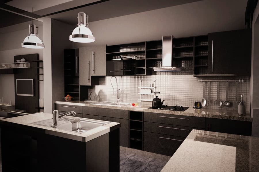 16 Dramatic Dark Kitchen Design Ideas 5