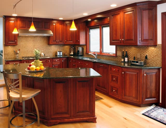 16 Classy Kitchen Cabinets Made Out Of Cherry Wood 5