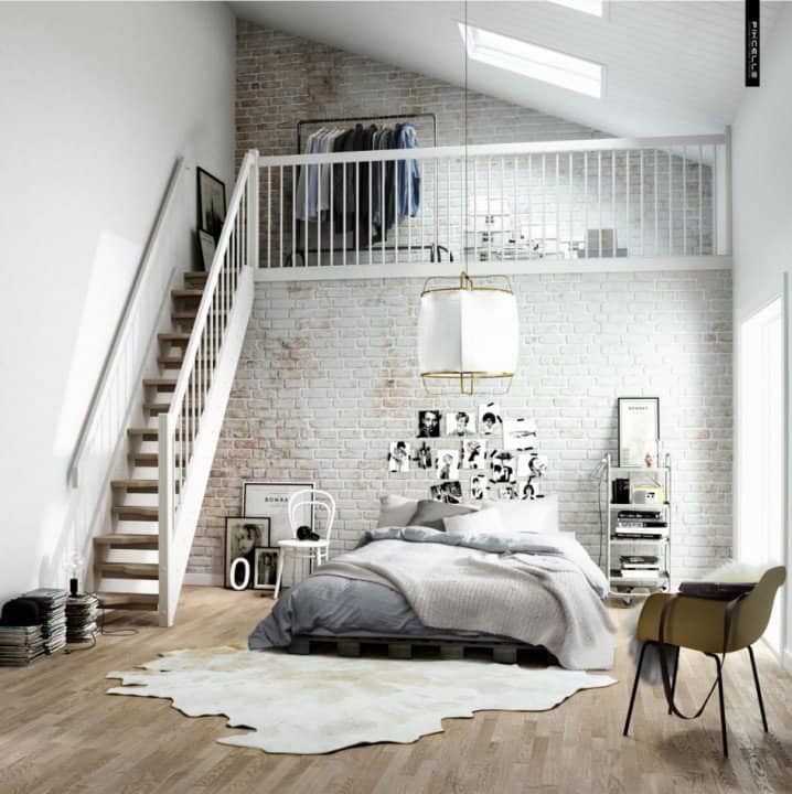 16 White Brick Wall Interior Designs To Enter Elegance In The Home 6