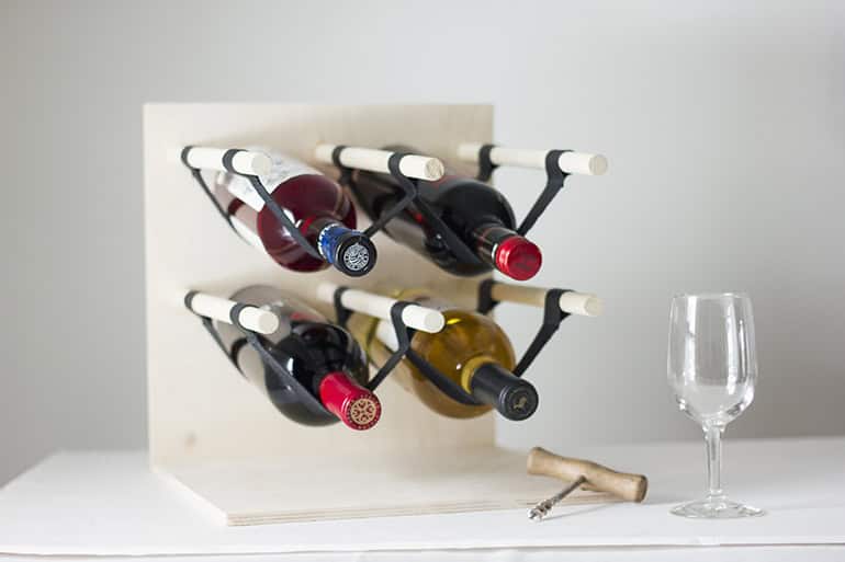 17 Super Smart DIY Ideas To Make Stylish Wine Rack 6