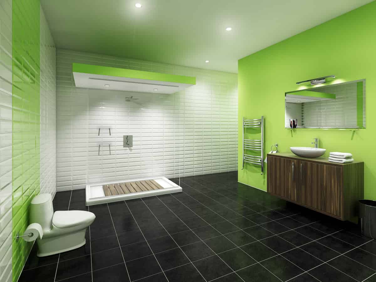 10 Fresh Green Bathroom Design Ideas 6