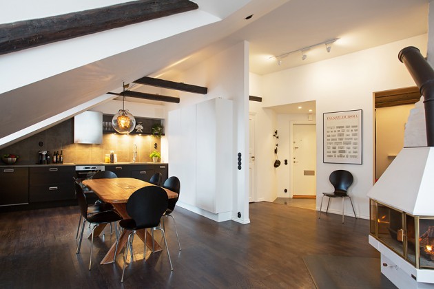 16 Functional Attic Kitchen Design Ideas