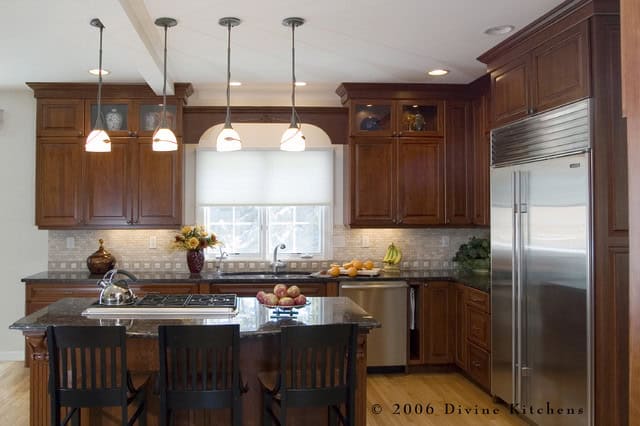 16 Classy Kitchen Cabinets Made Out Of Cherry Wood 9
