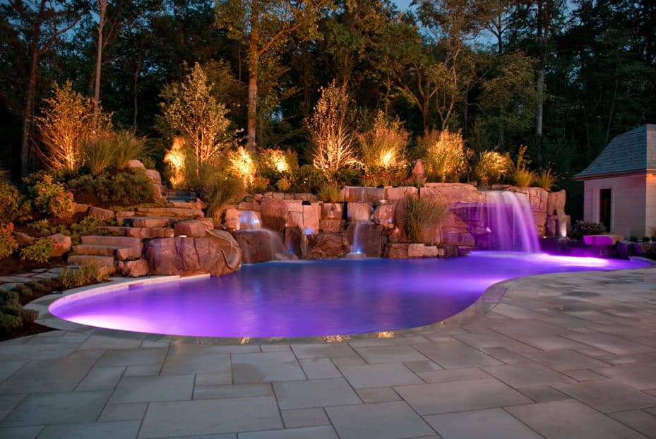 15 Attractive Swimming Pool Lighting Ideas 12