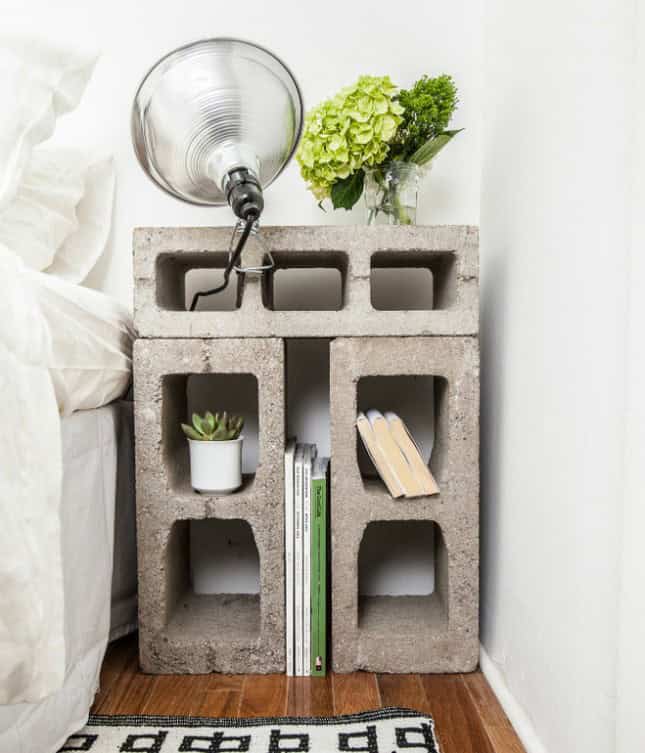 12 Fascinating Ideas How To Decorate Your Home With Concrete Blocks 12