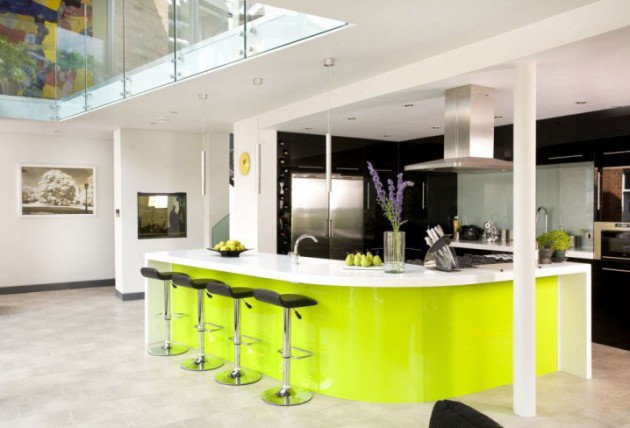 16 Divine Modern Kitchen Designs With, How To Build A Curved Kitchen Island
