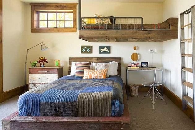 19 Charming Rustic Child's Room Design Ideas 2