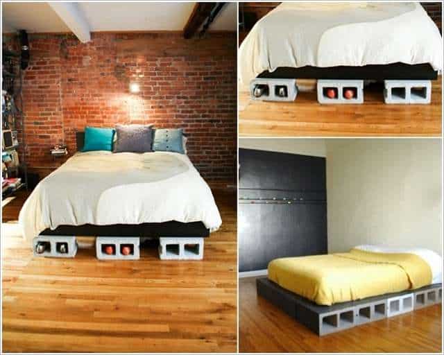 12 Fascinating Ideas How To Decorate Your Home With Concrete Blocks 2