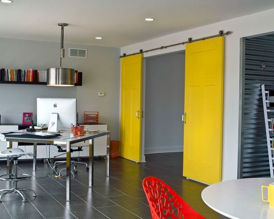 18 Splendid Home Office Designs With Yellow Flair