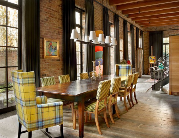 19 Chic Industrial Dining Room Design Ideas