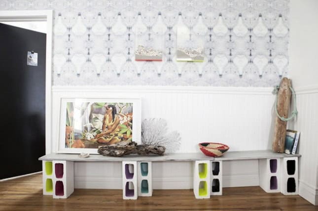 12 Fascinating Ideas How To Decorate Your Home With Concrete Blocks 8