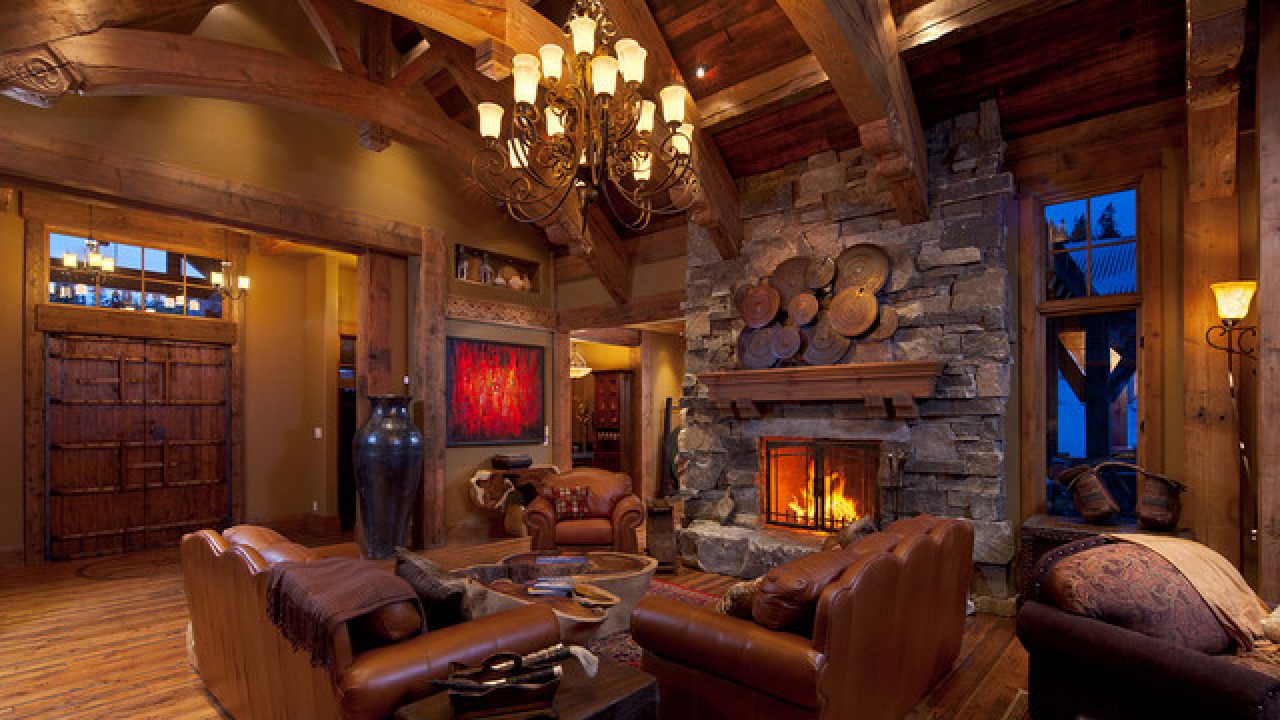 19 Stunning Rustic Living Rooms With