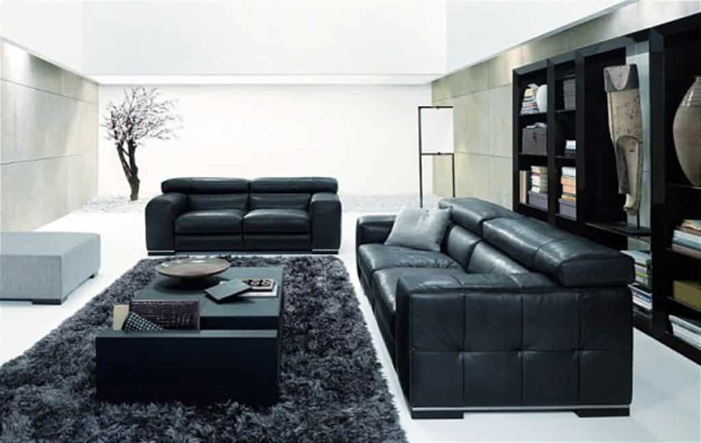 17 Fabulous Black & White Living Room Design Ideas 10