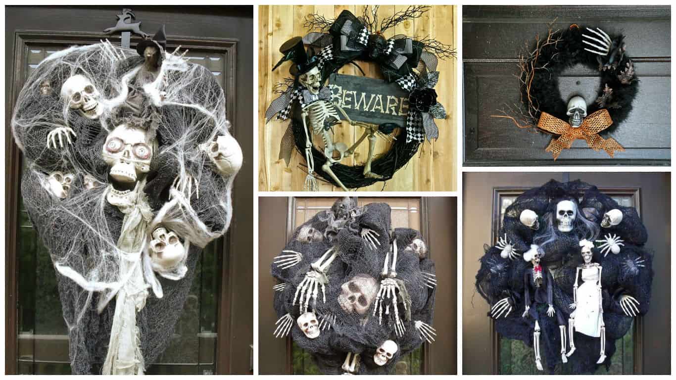 15 Really Spooky Halloween Wreath Designs To Adorn Your Front Door