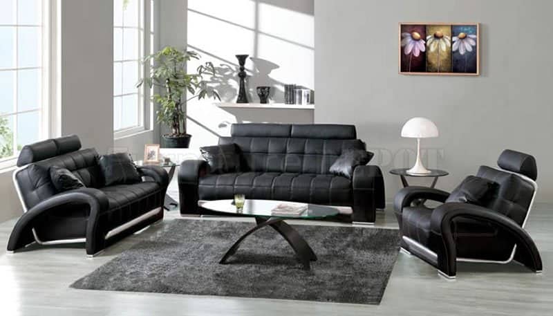 17 Fabulous Black & White Living Room Design Ideas 11