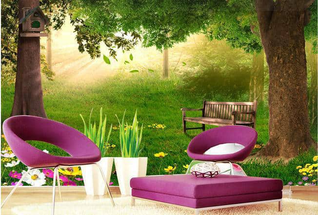 19 Divine Nature-Themed Wallpapers For Your Dream Living Room 116