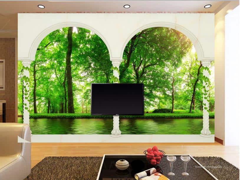 19 Divine Nature-Themed Wallpapers For Your Dream Living Room 11