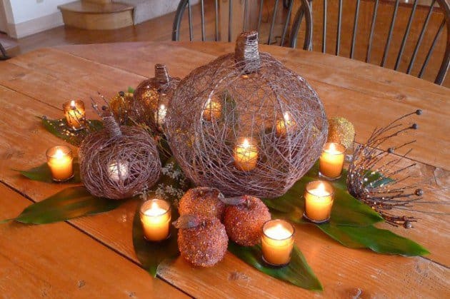 19 Totally Easy & Inexpensive DIY Thanksgiving Decorations 11