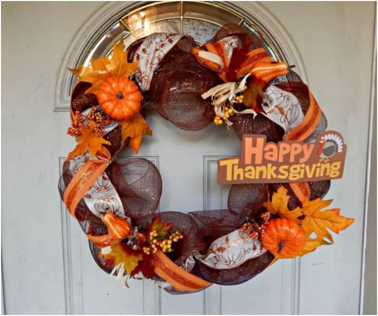 19 Totally Easy & Inexpensive DIY Thanksgiving Decorations 14