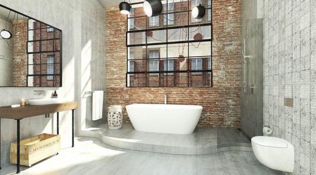 16 Beautiful Dream Bathroom Ideas With Industrial Influence