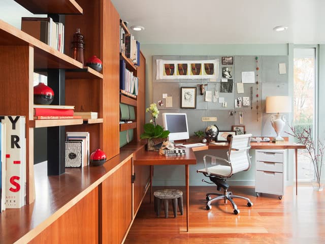 16 Spectacular Mid-Century Modern Home Office Designs For A Retro Feel