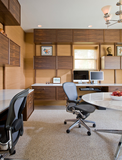 16 Spectacular Mid-Century Modern Home Office Designs For A Retro Feel