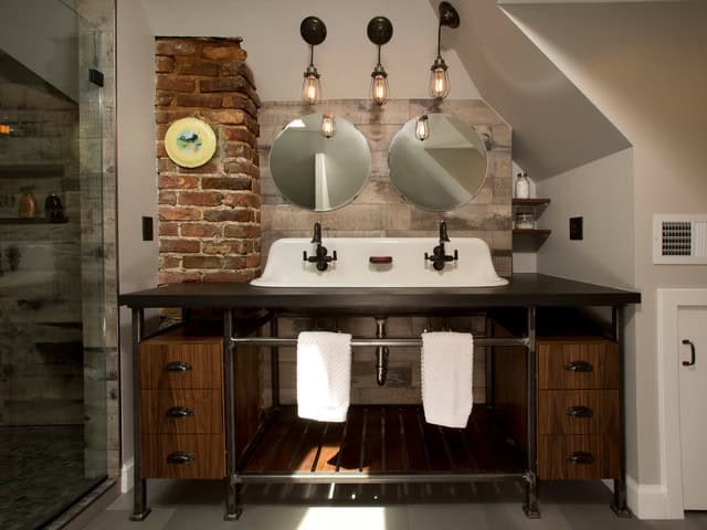 16 Beautiful Dream Bathroom Ideas With Industrial Influence 16