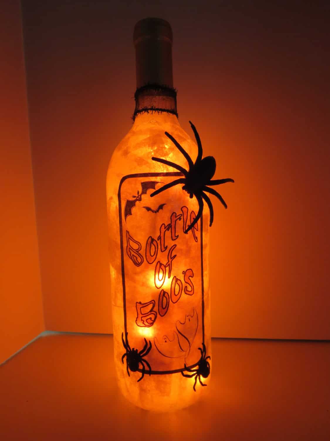 Bottle of Boos Halloween Bottle Light Buy it on: www.etsy.com