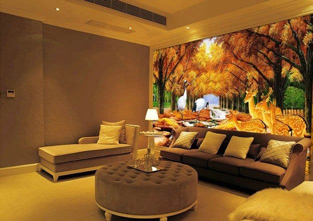 19 Divine Nature Themed Wallpapers For Your Dream Living Room