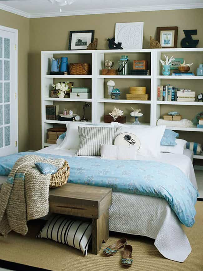 16 Most Creative Bookshelf Headboard Design Ideas 7