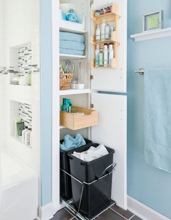 16 DIY Extra Storage Items For Small Bathrooms