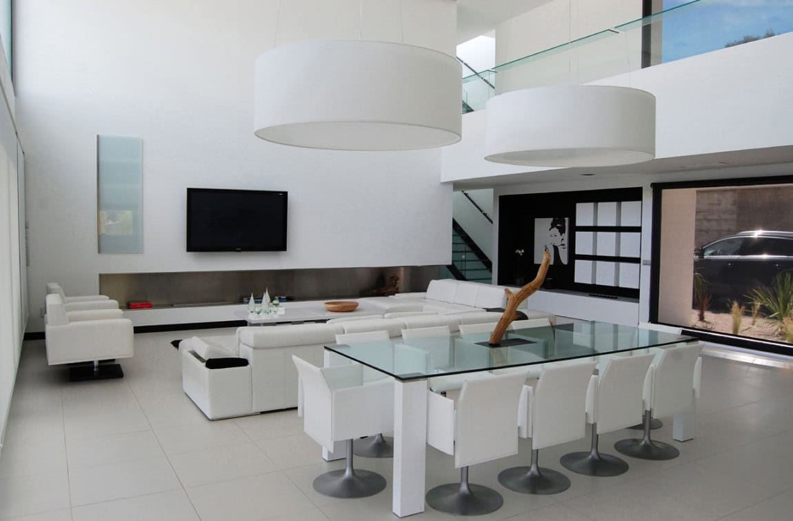 17 Fabulous Black & White Living Room Design Ideas 8