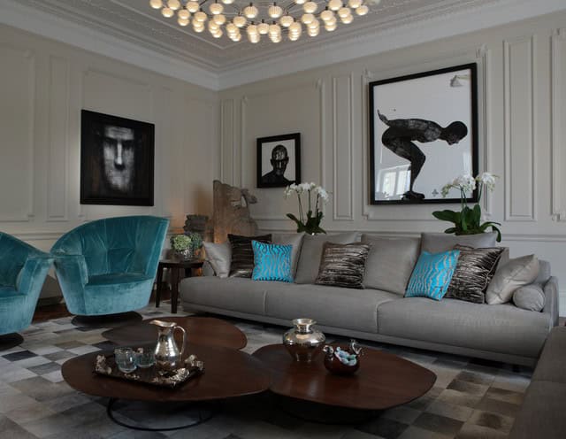 18 Extravagant Interiors With Turquoise Accents That Will Delight You 10