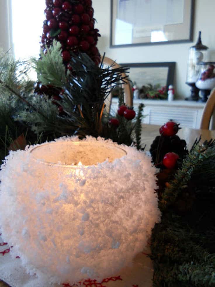 19 Delightful DIY Christmas Candle Holders 10