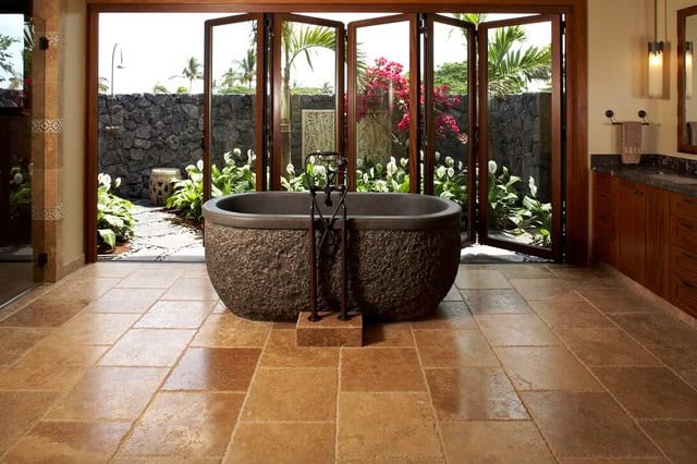 17 Charming Bathtubs Made Of Natural Stone For More Pleasant Look 11