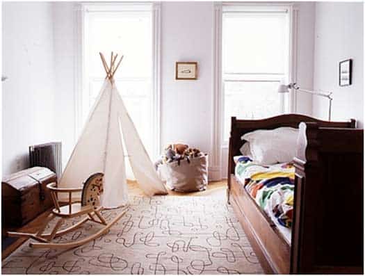 Add Fun To The Child's Room- 19 Fascinating Tepee Designs