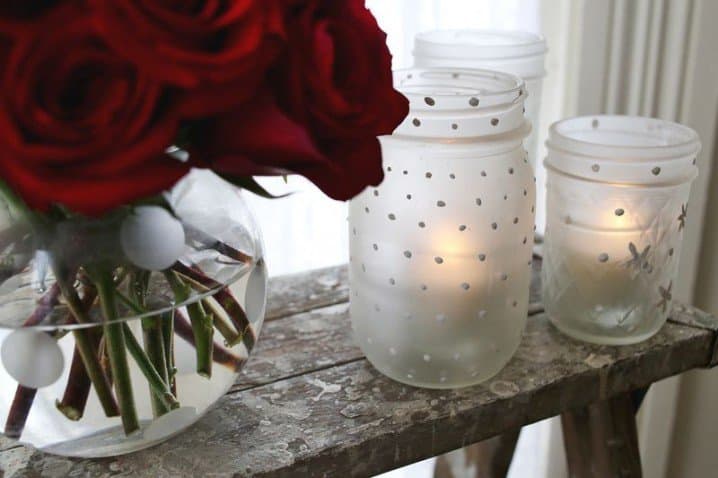 19 Delightful DIY Christmas Candle Holders 11