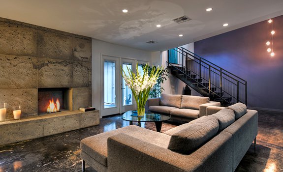 16 Concrete Fireplace Designs To Enrich The Look Of Your Living Room