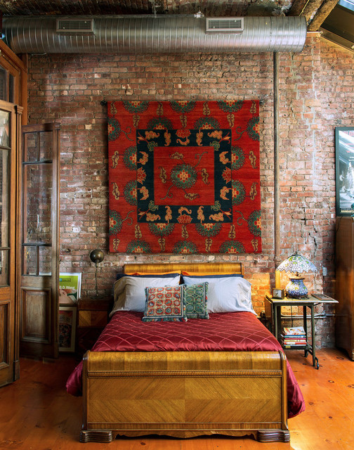17 Charming Bedroom Designs With Brick Walls