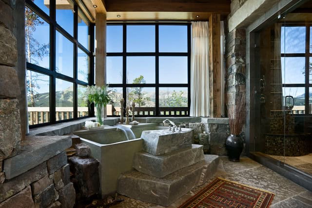 17 Charming Bathtubs Made Of Natural Stone For More Pleasant Look 13