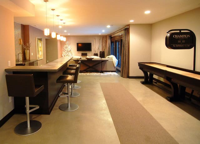 18 Really Cool Ideas How To Decorate Your Contemporary Basement 13