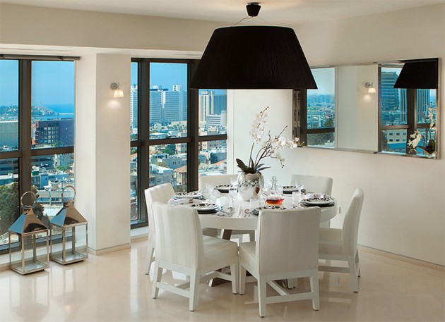 15 White Round Table Design Ideas For Extravagant Look Of Your DIning Room